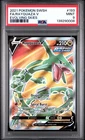 2021 POKEMON SWORD & SHIELD EVOLVING SKIES #193 FULL ART/RAYQUAZA V PSA 9