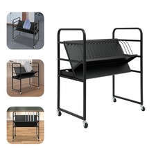 16-position Laptop And Tablet Open Charging Station, Rolling Mobile Storage Cart