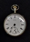 Antique 1899 Waltham Pocket Watch 18s 7J Grade Sterling Model 1883 -RUNNING