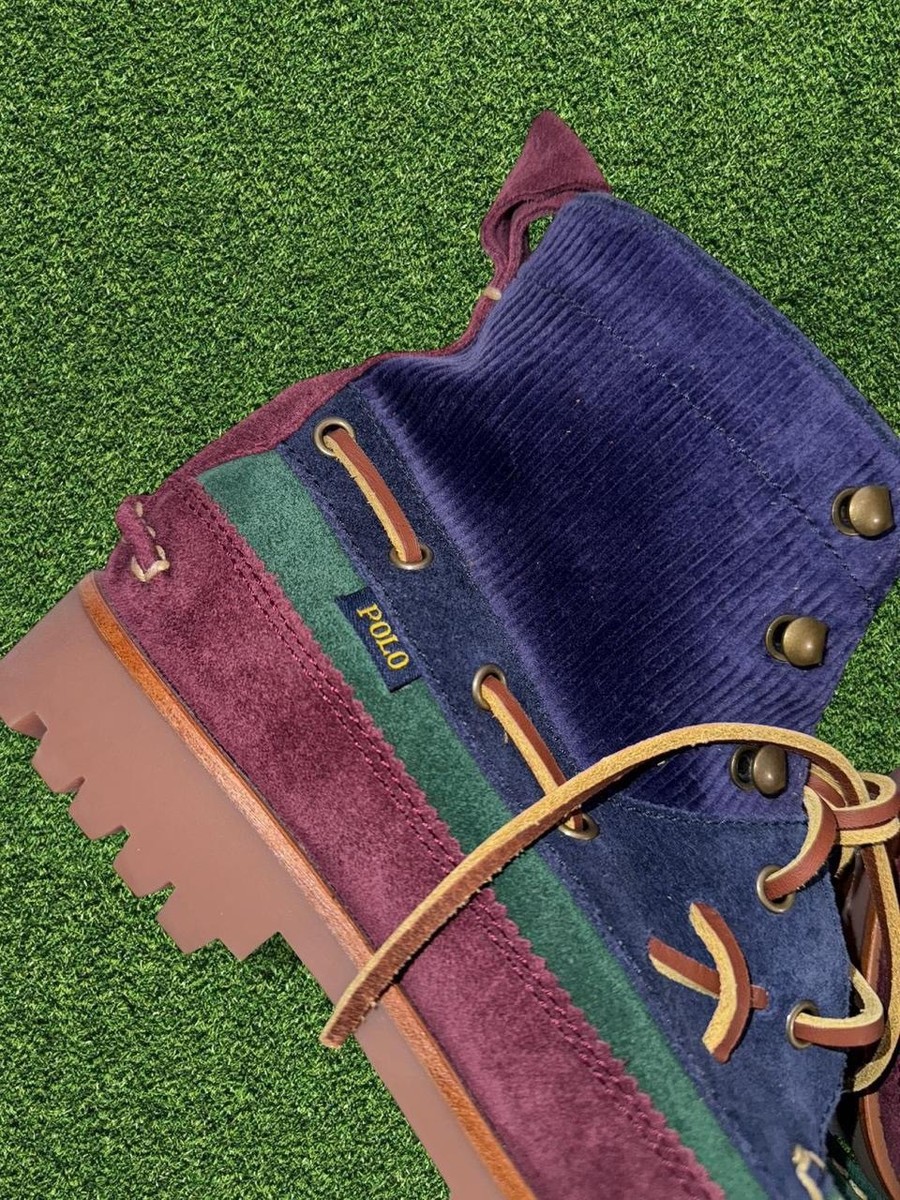 Polo Ralph Lauren Country Ranger Mid Colorblock Cow Suede Boots Multicolor Men 9 s-l400.jpg main image 4