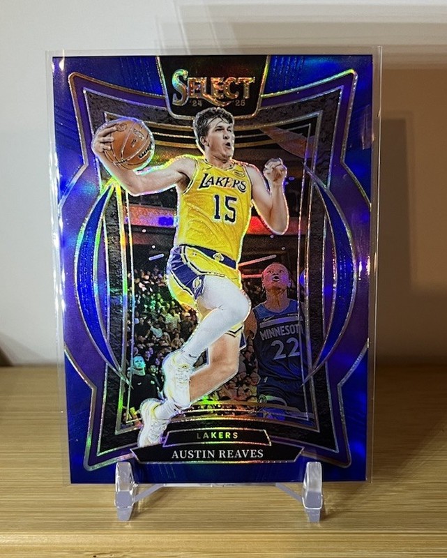 Austin Reaves Blue Prizm #40 2024-25 Panini Select