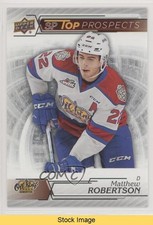 2018-19 Upper Deck CHL SP Top Prospects Matthew Robertson #SP18 READ 1tr