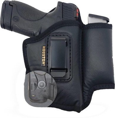 Laser/Light IWB Houston Eco Leather Holster with Magazine Pouch - Choose Model