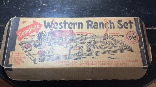 Vintage Marx Western Ranch Set!