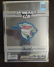 Mr Beast Lab Tiger 6.5" Collector Figure Mystery Platinum Tiger?  New