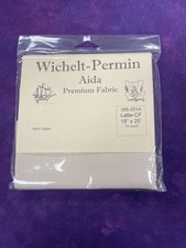 NEW Wichelt-Permin 14 count Aida Cross Stitch Fabric 18 x 25" 357-251A LATTE CF