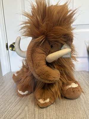Jellycat Maximus Woolly Mammoth Plush Stuffed Animal  Brown MAX1M 15'' Retired
