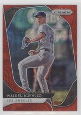 2020 Panini Prizm Tier II Red Wave Prizm 46/99 Walker Buehler #200 1u6