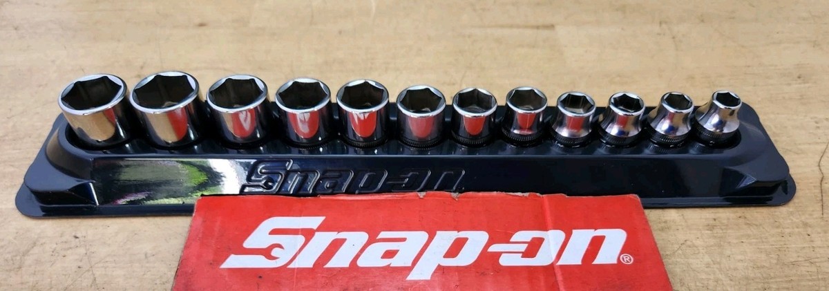 スナップオン 212FSMY 3/8 8-19mm シャローソケットセット 楽天市場】スナップオン Snap-on 3/8インチ ソケット シャロー 6