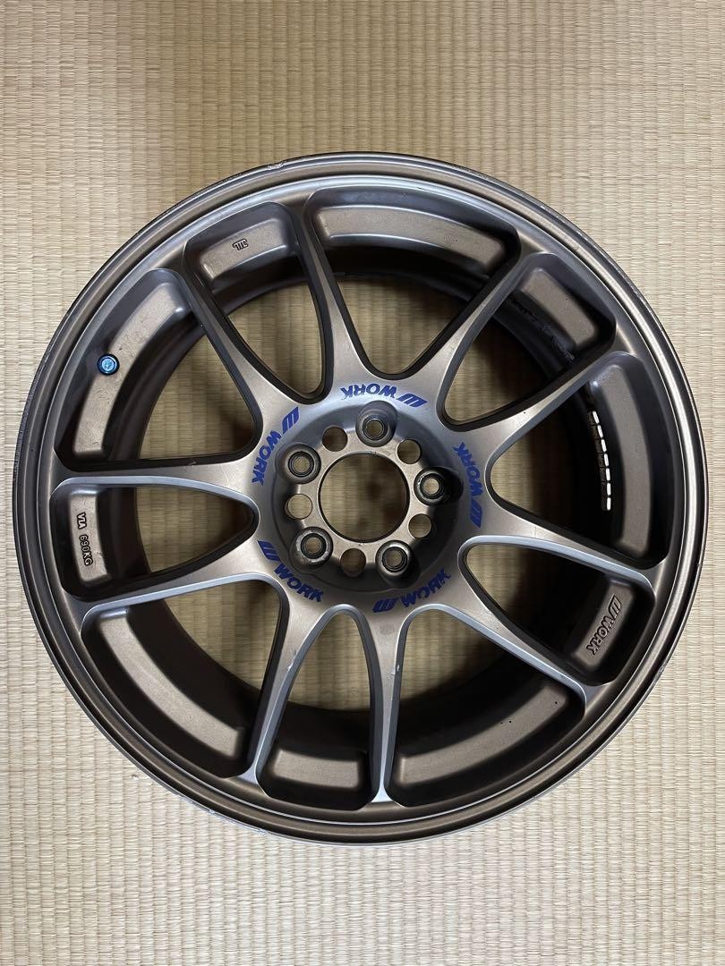 WORK エモーション CR Kai PCD114.3 5穴 215/40R18 FS: Original X4 W Work Emotion CR KAI wheels JDM. Size 18x8