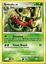 Pokemon Card - Grovyle Great Encounters 40/106 2008 Common Lightly Played on eBay