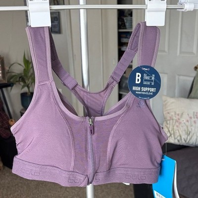 Odlo Purple High Support Sports Bra 32 B