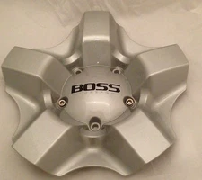 BOSS MOTORSPORTS 333 WHEEL RIM SILVER CENTER CAP ACC 3240 03 SCREW ON 