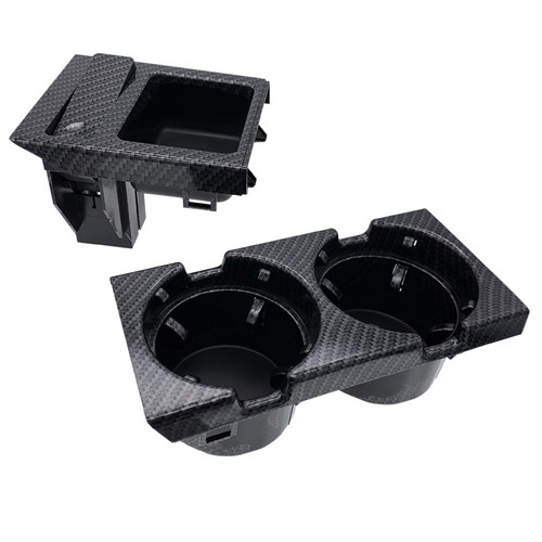 Black Cup Holder W/ Coin Holder For BMW E46 323i 325i 328i 330i M3
