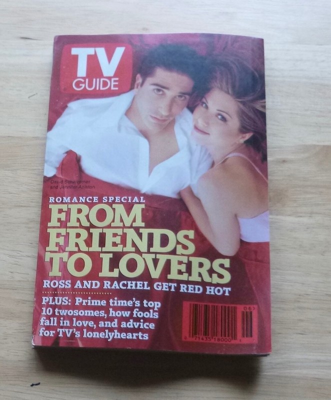 TV GUIDE- Feb 10-16 1996 Romance Special/Ross & Rachel of Friends  Charlotte, NC
