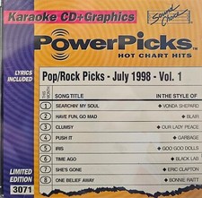 SC3071 POP ROCK SOUND CHOICE KARAOKE LOT WA
