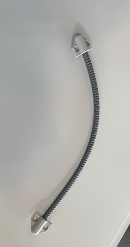 Kabelübergang, 30cm - grau ,Metallschutzschlauch,Sicherheitstechnik,Alarmanlage - Bild 2 von 2