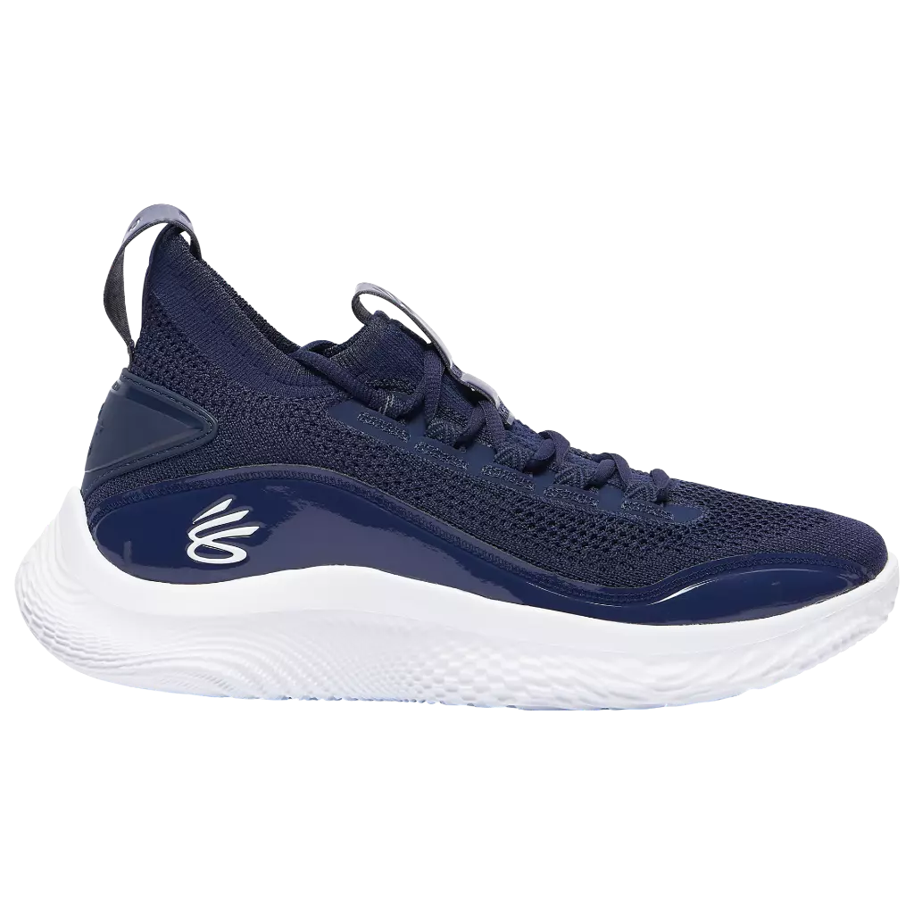 Under Armour UA Curry 8 NM Team Basketball Shoes Navy Blue 3024785 403 Sz 8.5