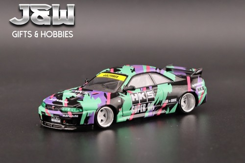 Kaido House x Mini GT Nissan GT-R (R33) HKS V1 KHMG129 1/64 - Imagen 3 de 14