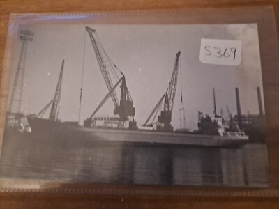 (S369) SCHIFF POSTKARTE GRÖßE FOTO IRISCHE KOSTEN