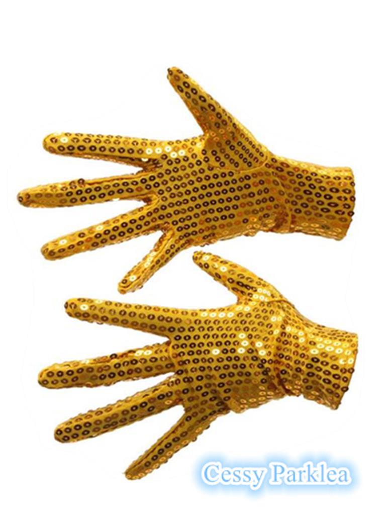 SN-F1-2 Michael Jackson Sequin Gloves Billy Jean King Of Pop