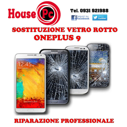 Sostituzione Vetro OnePlus 9 - 9 PRO Riparazione Display Lcd - Foto 1 di 1