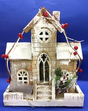 george wooden light up dolls house