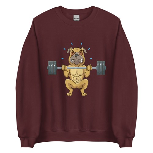 Levantamiento de pesas Pitbull Amantes de mascotas Divertido Lindo Dogdad Dogmom Regalo Sudadera - Imagen 4 de 8