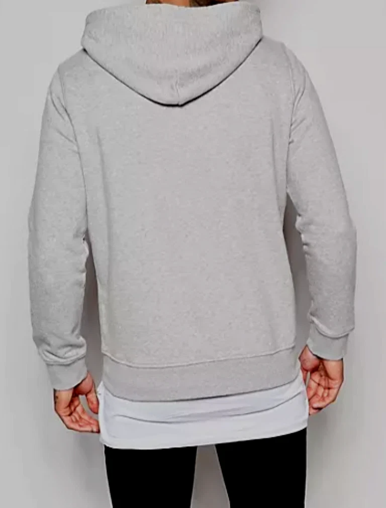 Moschino Peace Felpa con Felpa con Felpa Grigia Media TD121 FF 06