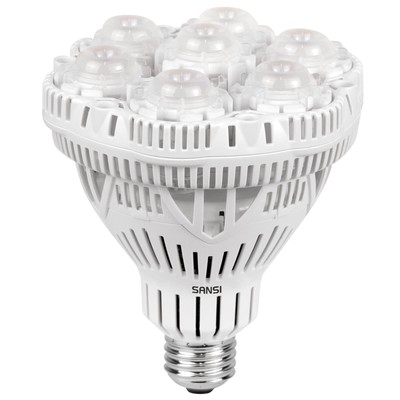 SANSI Grow Light Bulb with COC Technology, PPF 65.6 umol/s LED Full Spectrum,...