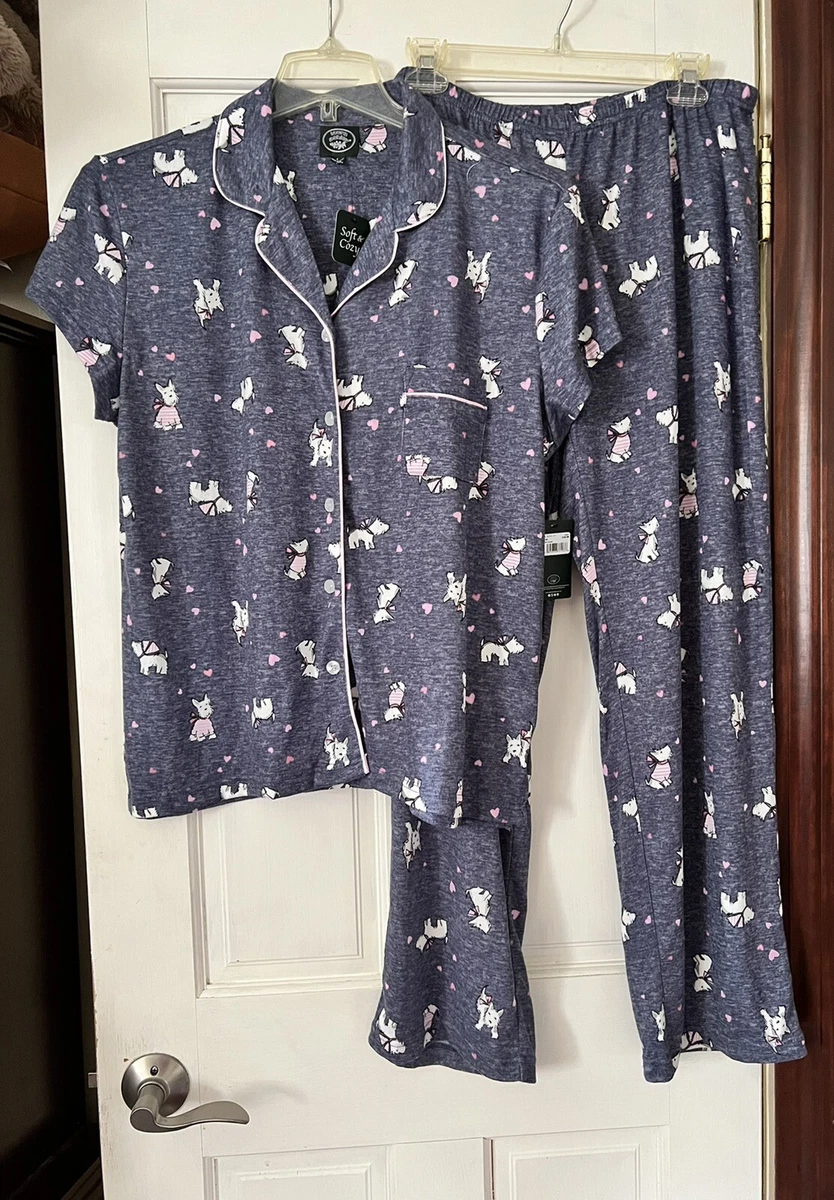 Laura Ashley, Intimates & Sleepwear, Laura Ashley Heart Printed Pajama  Set Size L Nwt