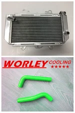 NJ-For Yamaha YFZ450 YFZ 450 2003-2008 04 05 06 aluminum radiator & hose GREEN