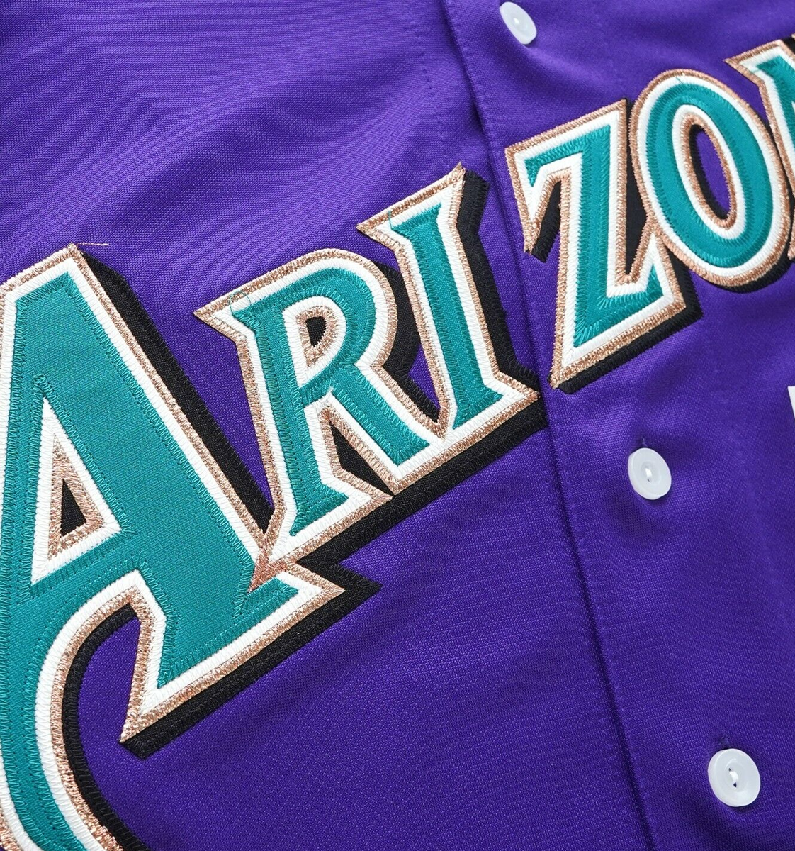 Randy Johnson Arizona Diamondbacks 2001 World Series Alt Purple