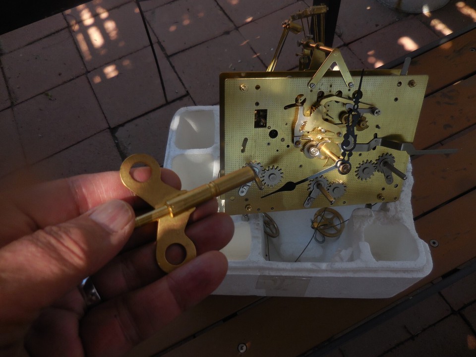 95 Hermle Black Forest Clock 2061853 SK 114cm 8 Day Triple Chime Cable