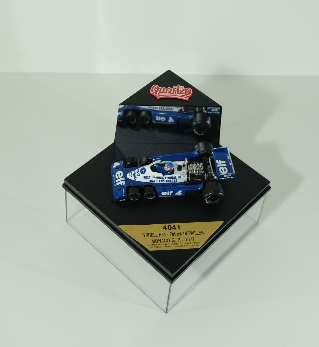 Quartzo Q4041 Tyrrell P34 Patrick Depailler Monaco GP 1977 Formula 