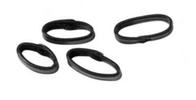 Uhrenarmband Schlaufe Ersatzschlaufe für Armbänder aus Leder 10 mm Schwarz 1x