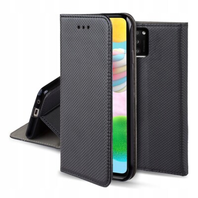 Für SAMSUNG GALAXY A21S Handy Tasche Hülle Case Buch Cover SMART Magnet SCHWARZ