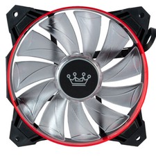 Computer Upgrade King 120mm Red LED Case Fan, 5-qty, 10-qty