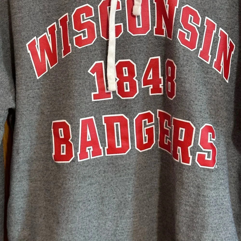 UNDERCOVER Felpa con cappuccio Victoria Secret ROSA Wisconsin Badgers