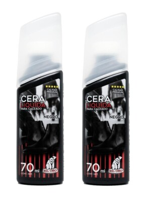 #ad El Oso Liquid Wax Shoe Polish 70 ml Cera Liquida Para Calzado 2 BOTTLES $11.99
