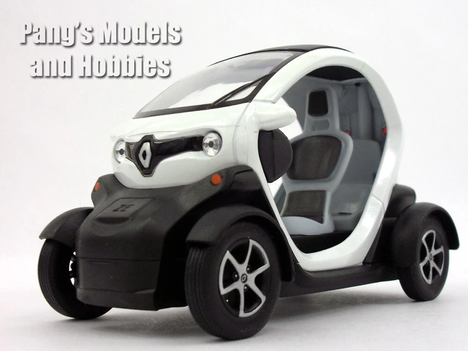 Renault Twizy 1/18 Scale Diecast Model Car by Kinsfun - WHITE - Image 3 of 4