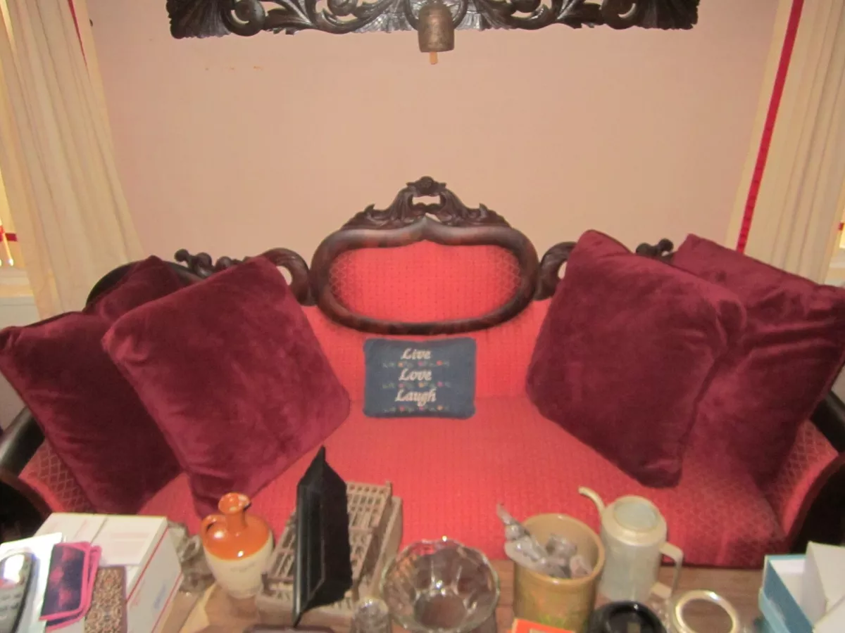 Set of 4 Large Burgundy Deep Red Throw Pillows VG