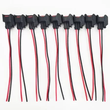 8 pcs fuel injector connector wiring plugs clips EV6 EV14 pigtail cut splice car