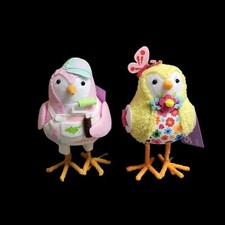 2025 Target Spritz Featherly Friends "Hue" and "Scribble' Easter Birds