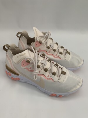 Womens Size 9.5 Nike React Element 55 Pink Running Shoes Sneakers BQ2728-007