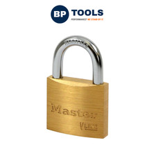 Image of Master Lock 4140KA2341 40mm Brass Padlock Keyed Alike