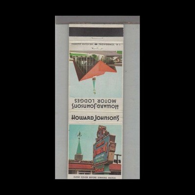 Matchbook Cover - Howard Johnsons Restaurant Old School Sign