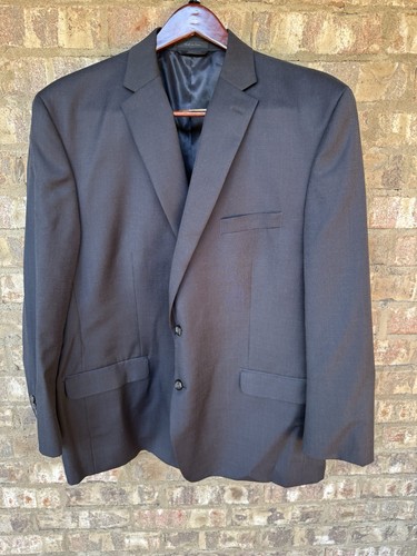 Lauren Ralph Lauren 100% Wool Navy 2 Piece Men’s Suit Size 50R Pants 46X31 - Picture 2 of 10