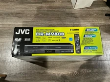 NEW SEALED JVC DR-MV80B DVD Recorder and VHS VCR Combo Player DRMV80B