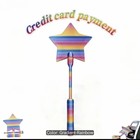 Rainbow Striped Star Payment Wand Adjustable 3-Piece Tap To Pay New Magic Fairy — photo 1